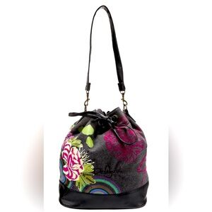 DESIGUAL Felt Bucket Bag